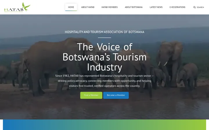 HATAB website homepage