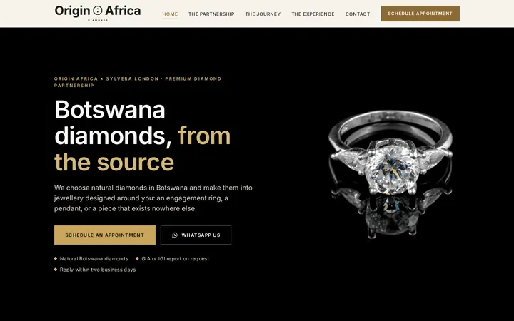 Origin of Africa homepage: Botswana diamonds at the source
